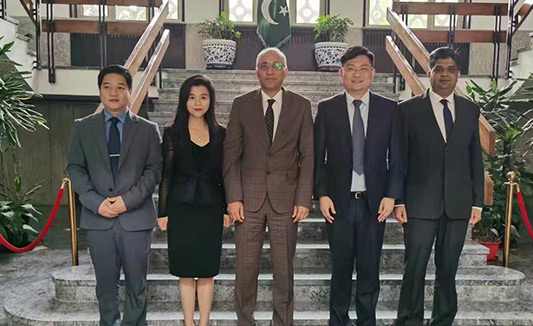 巴基斯坦駐華大使館舉行隆重的頒獎儀式頒發(fā)榮譽(yù)投資參贊證書(shū)